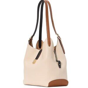 Kate Spade Cream and Brown Tote Bag